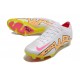 Nike Air Zoom Mercurial Vapor 15 Elite FG Vit Blå Gul