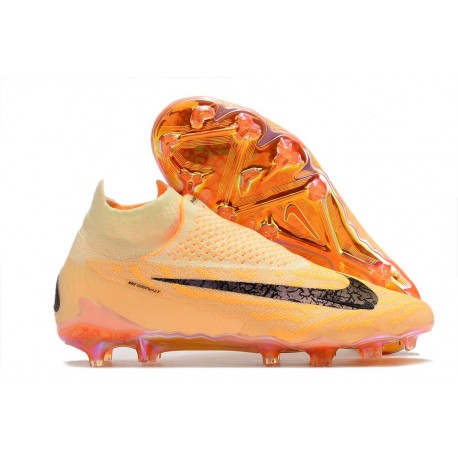 Fotbollsskor Nike Phantom GX Elite DF FG Orange Svart