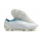 adidas COPA PURE+ FG/AG Vit Grå Blå