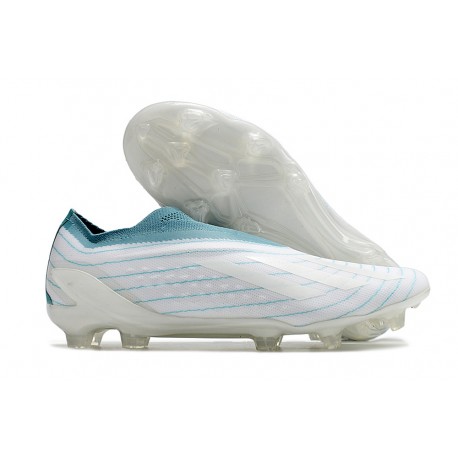 adidas COPA PURE+ FG/AG Vit Grå Blå