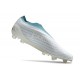 adidas COPA PURE+ FG/AG Vit Grå Blå