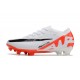 Nike Air Zoom Mercurial Vapor 15 Elite FG Vit Röd Svart