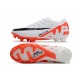 Nike Air Zoom Mercurial Vapor 15 Elite FG Vit Röd Svart