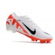 Nike Air Zoom Mercurial Vapor 15 Elite FG Vit Röd Svart