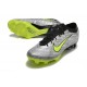 Nike Air Zoom Mercurial Vapor 15 Elite FG Silver Svart Grön
