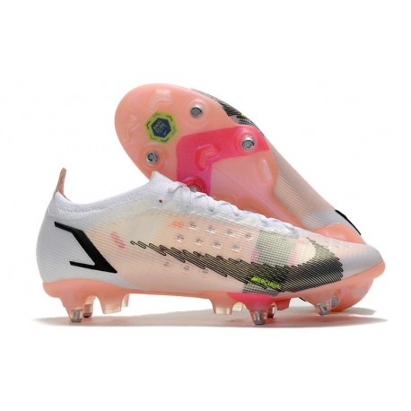 Nike Mercurial Vapor 14 Elite SG-Pro Unisex Rawdacious - Vit Röd Rosa