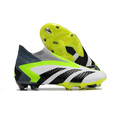 adidas Predator Accuarcy + FG Crazyrush - Vit Svart Lucid Lemon