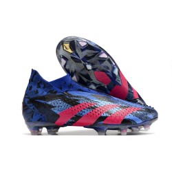Fotbollsskor adidas Predator Accuarcy + FG Blå Röd Svart