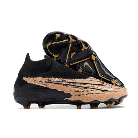 Fotbollsskor Nike Phantom GX Elite DF FG Brun Svart