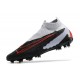 Fotbollsskor Nike Phantom GX Elite DF FG Svart Grå Röd 