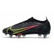 Nike Mercurial Vapor 14 Elite SG Unisex Black x Prism - Svart Gul Röd