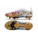 Nike Mercurial Vapor 14 Elite SG-Pro Unisex Bianco Rosso Oro
