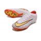 Nike Air Zoom Mercurial Vapor 15 Elite FG Vit Orange Gul