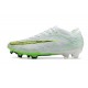 Nike Air Zoom Mercurial Vapor 15 Elite FG Vit Grön