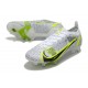 Nike Mercurial Vapor 14 Elite SG-Pro Unisex Silver Safari - Vit Svart Silver Neon