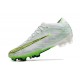 Nike Air Zoom Mercurial Vapor 15 Elite FG Vit Grön