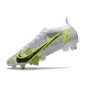 Nike Mercurial Vapor 14 Elite SG-Pro Unisex Silver Safari - Vit Svart Silver Neon