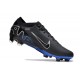 Nike Air Zoom Mercurial Vapor 15 Elite FG Svart Blå