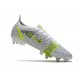 Nike Mercurial Vapor 14 Elite SG-Pro Unisex Silver Safari - Vit Svart Silver Neon