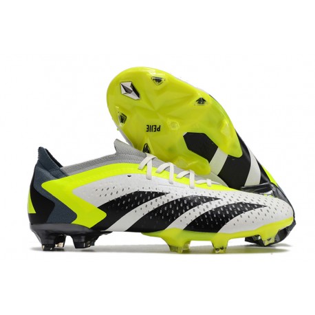 Fotbollsskor adidas Predator Accuarcy.1 L FG Crazyrush - Vit Svart Lucid Lemon