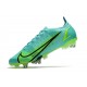 Nike Mercurial Vapor 14 Elite SG-Pro Unisex Impulse - Turkos Grön