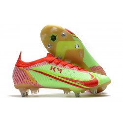Nike Mercurial Vapor 14 Elite SG-Pro Unisex Grön Röd