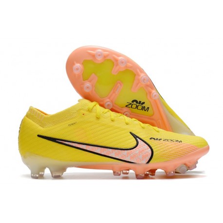 Nike Zoom Mercurial Vapor XV Elite AG Lucent - Gul Rosa Svart