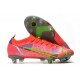 Nike Mercurial Vapor 14 Elite SG-Pro Unisex Spectrum - Röd Silver