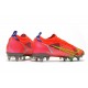 Nike Mercurial Vapor 14 Elite SG-Pro Unisex Spectrum - Röd Silver