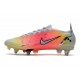 Nike Mercurial Vapor 14 Elite SG-Pro Unisex Vit Röd Silver