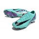 Nike Air Zoom Mercurial Vapor 15 Elite FG Cyan Lila Svart