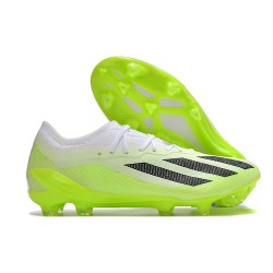 Adidas Fotbollsskor X Crazyfast Messi.1 FG Crazyrush - Vit Svart Lucid Lemon