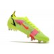Nike Mercurial Vapor 14 Elite SG-Pro Unisex Volt Svart Bright Crimson