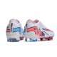 Nike Air Zoom Mercurial Vapor 15 Elite FG Vit Rosa Blå