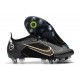 Nike Mercurial Vapor 14 Elite SG-Pro Unisex Shadow - Svart Guld Silver