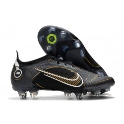 Nike Mercurial Vapor 14 Elite SG-Pro Unisex Shadow - Svart Guld Silver