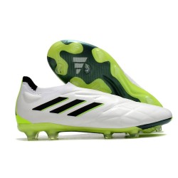 adidas COPA PURE+ FG/AG Crazyrush - Vit Svart Lucid Lemon