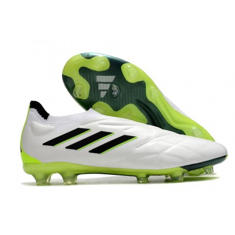 adidas COPA PURE+ FG/AG Crazyrush - Vit Svart Lucid Lemon