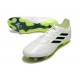 adidas Fotbollsskor Copa Pure.1 FG Crazyrush - Vit Svart Lucid Lemon