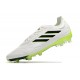 adidas Fotbollsskor Copa Pure.1 FG Crazyrush - Vit Svart Lucid Lemon