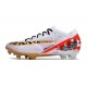 Nike Zoom Mercurial Vapor XV Elite FG Herrar Vit Svart Röd Guld