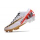 Nike Zoom Mercurial Vapor XV Elite FG Herrar Vit Svart Röd Guld