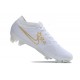 Nike Zoom Mercurial Vapor XV Elite FG Herrar Vit Blå Guld