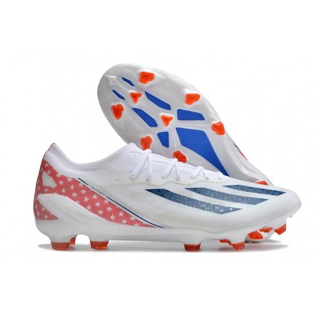 Adidas Fotbollsskor X Crazyfast Messi.1 FG Vit Blå Röd