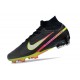 Nike Air Zoom Mercurial Superfly 9 Elite FG Svart Silver