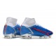 Nike Fotbollsskor Mercurial Superfly 8 Elite FG Blå Grå Röd