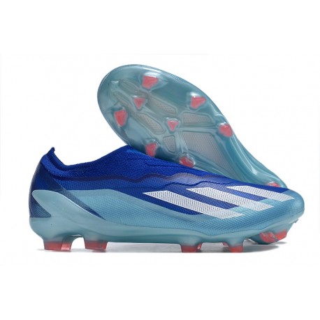 adidas X Crazyfast .1 LL FG Fotbollsskor för Män Blå Vit
