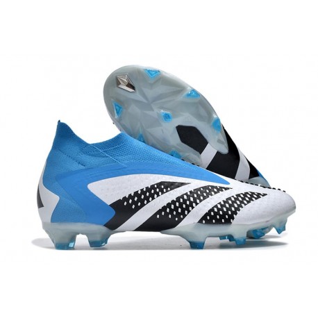 Fotbollsskor adidas Predator Accuarcy + FG Vit Blå Svart