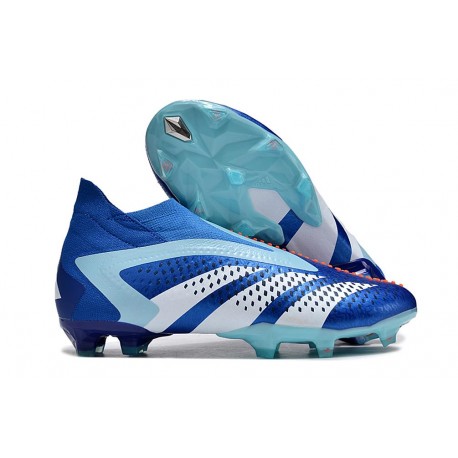 Fotbollsskor adidas Predator Accuarcy + FG Blå Vit