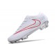 Nike Zoom Mercurial Vapor XV Elite FG Herrar Vit Röd 
